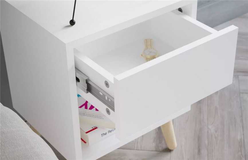 Прикроватная тумба "Хаук" (Белый/ТП03) фото 3