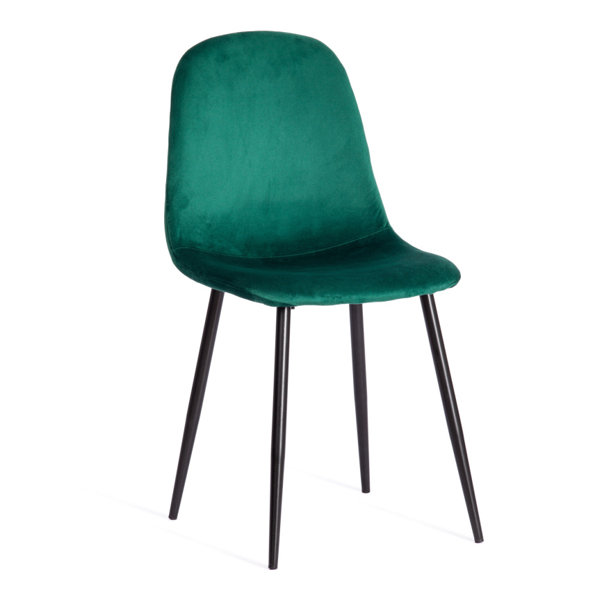 Стул BREEZE (mod. 4724) Велюр/металл , 44 х 53 х 87 см, Emerald (изумрудный) HLR56 / черный фото 1