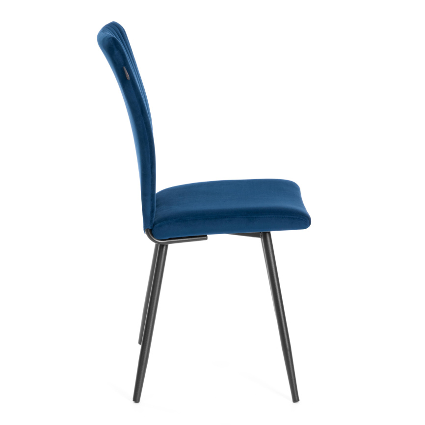 Стул обеденный Monte Carlo TREND, велюр, Blue (синий), 49х51х93 см фото 8