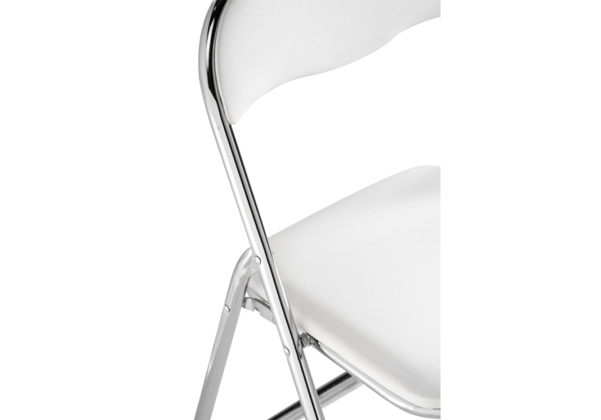 Стул на металлокаркасе Fold 1 складной white / chrome фото 7