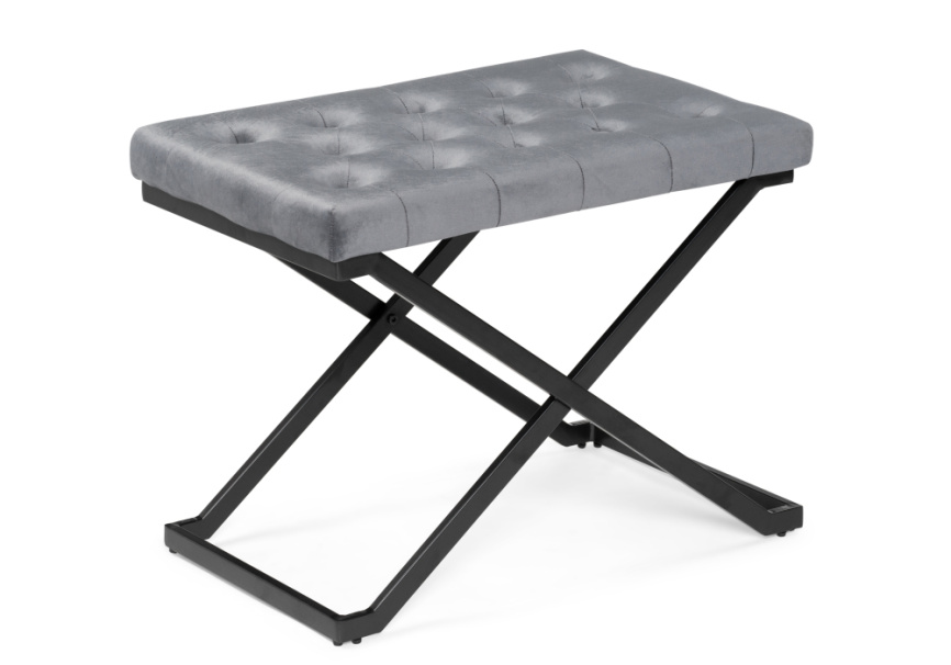 Табурет German dark grey / black фото 4