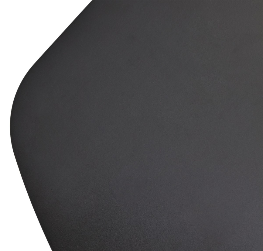 Стол DESIO 180 PURE BLACK SOLID CERAMIC Черный мрамор матовый, керамика/Черный каркас, ®DISAUR фото 12