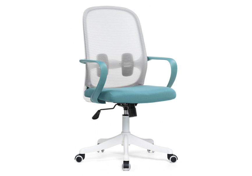 Компьютерное кресло Bust gray / blue / white фото 1