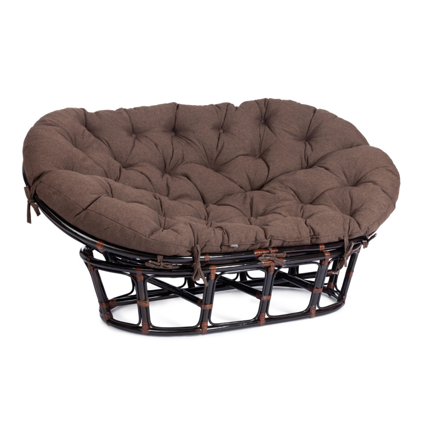 Диван MAMASAN/МАМАСАН 23/02 W /с подушкой/ подушка 182х119 см, 169х102х80 см, Antique brown (античны фото 1