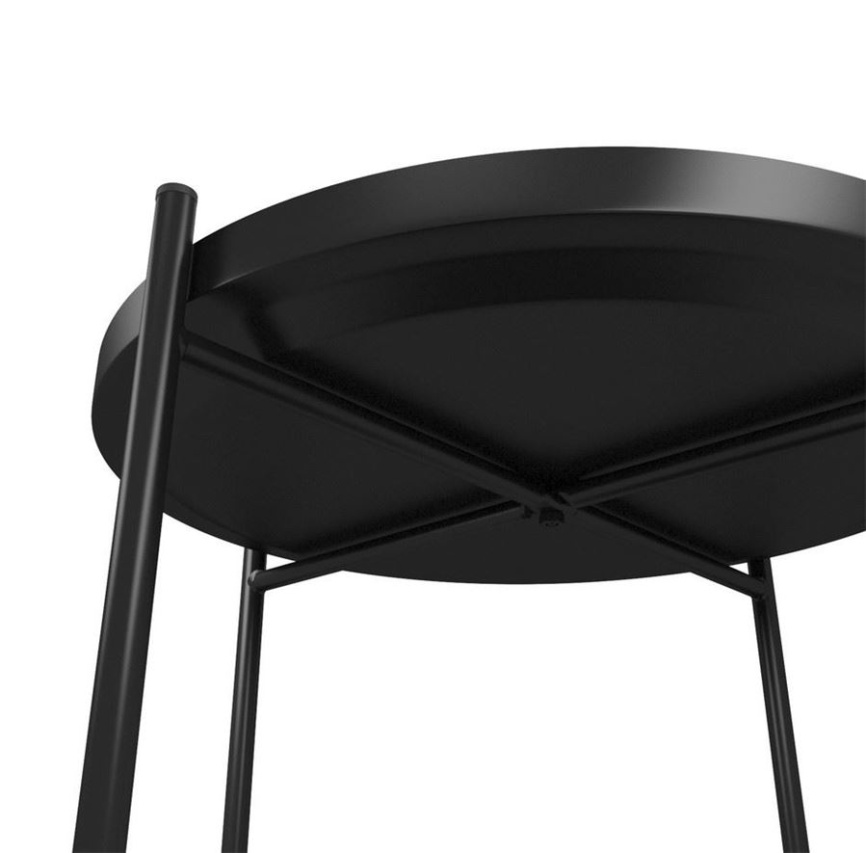 Стол журнальный "Берген" (рогожка 82/39, черный муар) фото 4