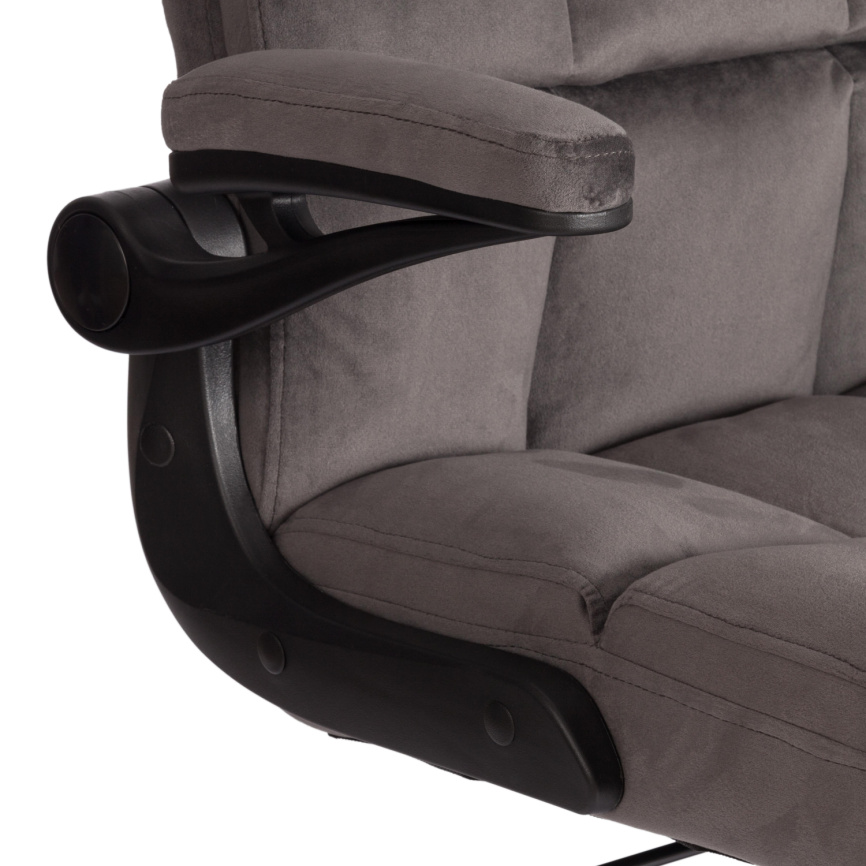 Кресло Лугано/Lugano велюр, темно-серый фото 9