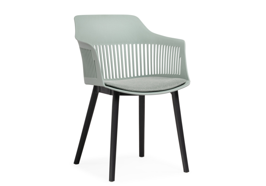 Пластиковый стул Crocs light green / black фото 1