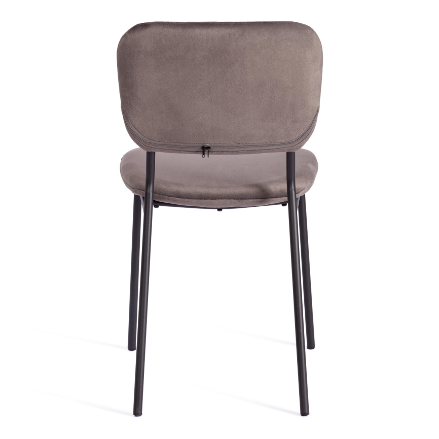 Стул Керол/Carol (мод.UC06)/1 шт. в упаковке металл, вельвет, 45 х 56 х 82 см, Light grey (светло-се фото 4