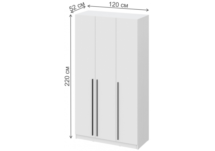Шкаф Бирма ШК-1200 белое дерево / белое дерево фото 2