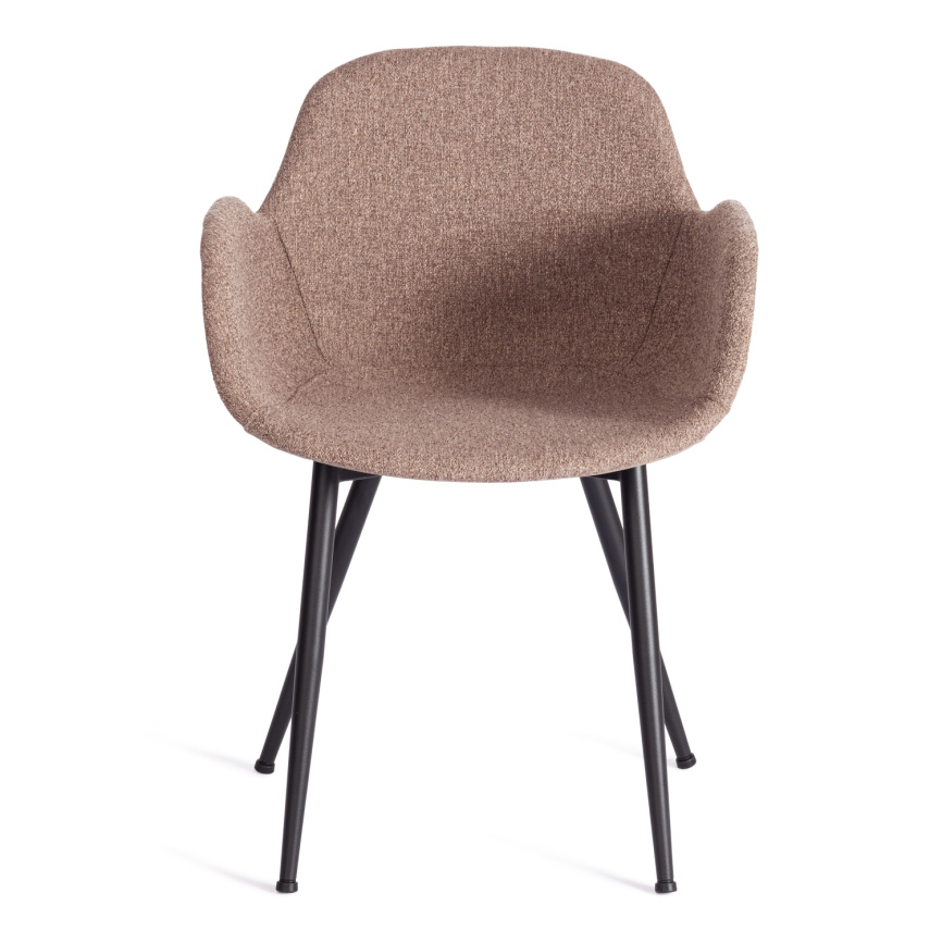 Кресло Валентино/Valentino (мод.PC45-2)/1 шт. в упаковке металл/экокожа/ткань, 55х58х81см, коричневы фото 5