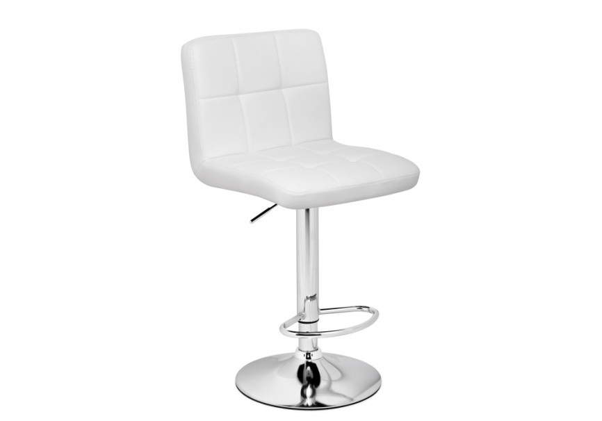 Барный стул Paskal white / chrome фото 1
