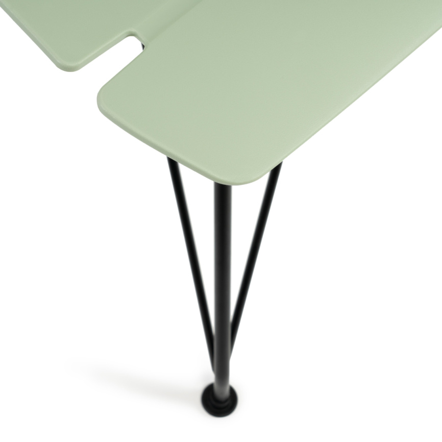 Стул HANSEN (mod. 622N) / 1 шт. в упаковке пластик/металл/эко кожа, 51х47х80 см, высота до сиденья 4 фото 6