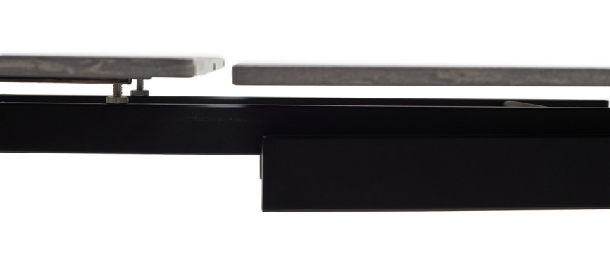 Стол ALES 180 BLACK GRAVE SOLID CERAMIC, керамика / бронзовый, ®DISAUR фото 2