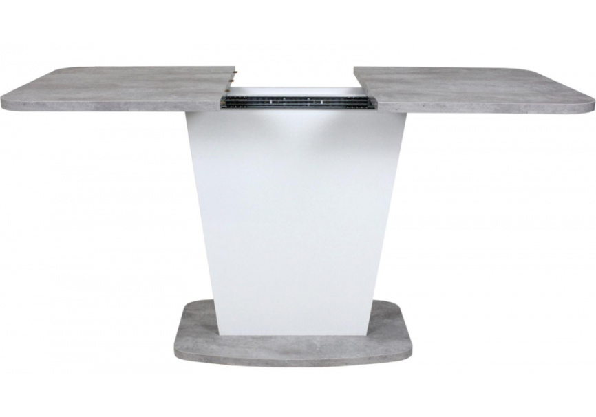 Стол деревянный Комфорт цемент светлый / белый фото 6