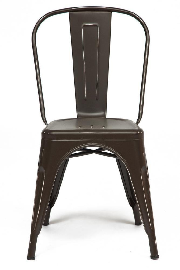 Стул LOFT CHAIR (mod. 012) / 1 шт. в упаковке металл, 45*35*85см, коричневый/brown vintage фото 2