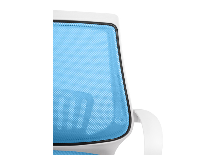 Компьютерное кресло Ergoplus blue / white фото 7