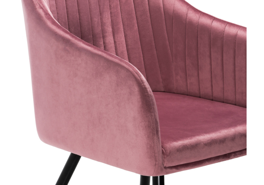 Стул на металлокаркасе Slam dark pink фото 8