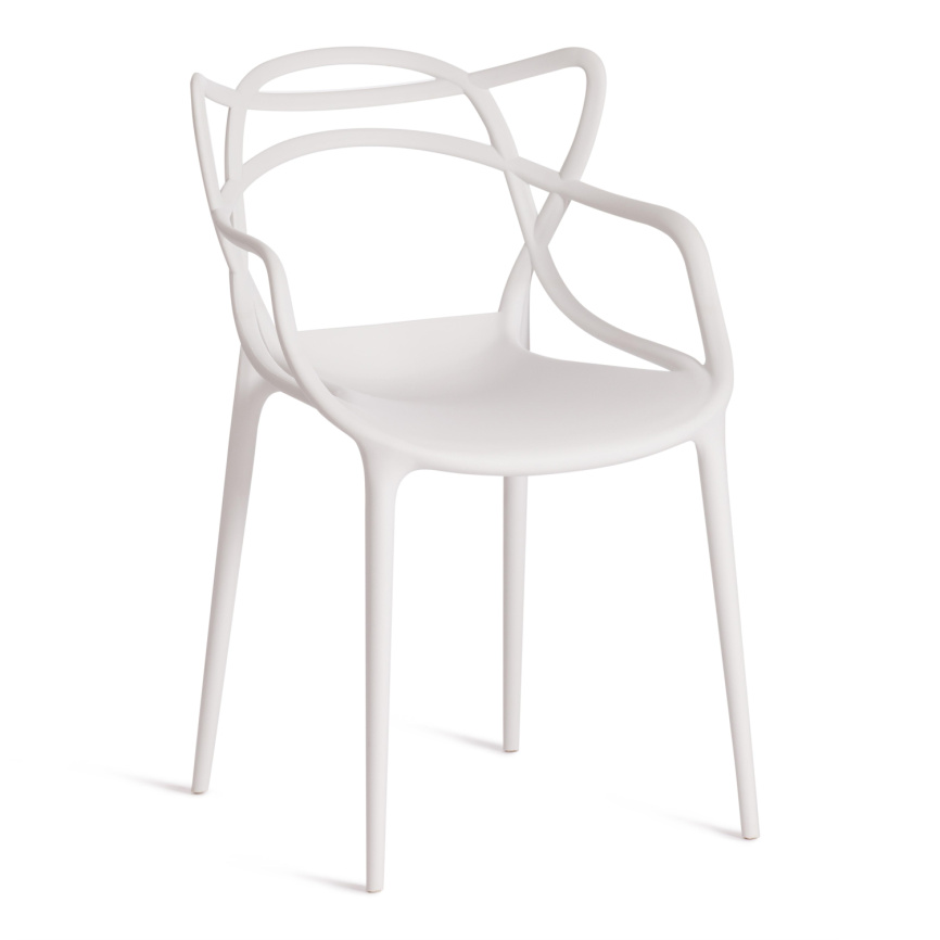 Стул Кет Чаир/Cat Chair (мод.028) пластик, 53х59х82,5см, белый  фото 1