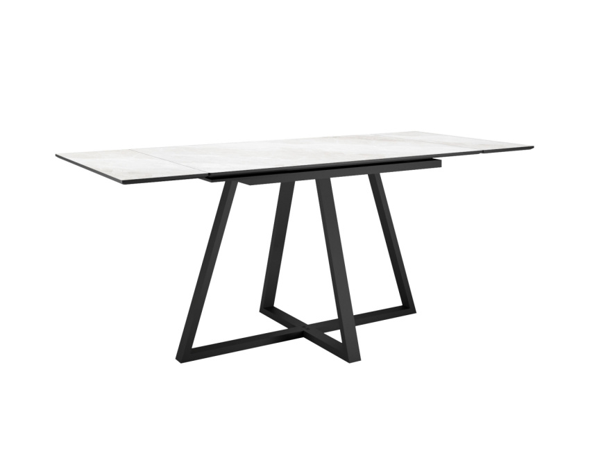 Стол DikLine SKF120 Керамика Belgium Grey Polished/подстолье черное/опоры черные, фото 7