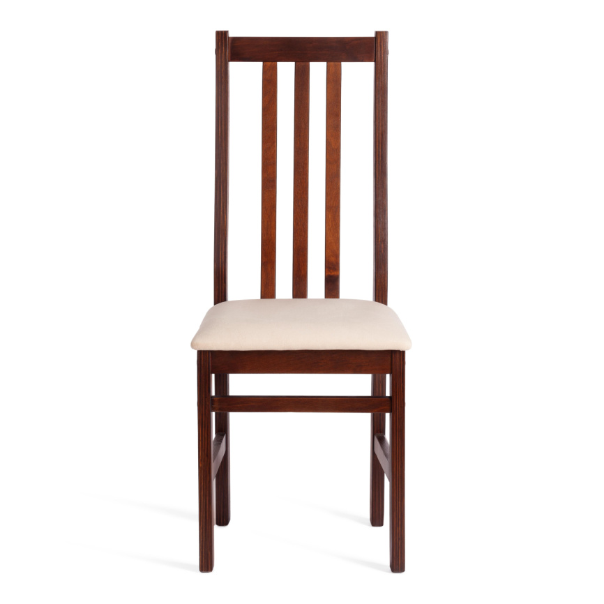 Стул Свиден/Sweden Многослойный березовый шпон, cappuchino/велюр бежевый фото 3