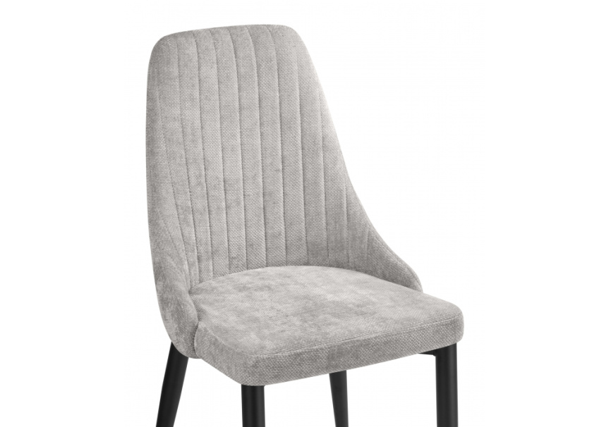 Стул на металлокаркасе Kora black / gray фото 6