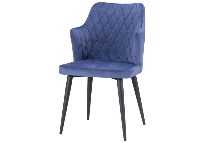 Стул на металлокаркасе Velen dark blue фото 6