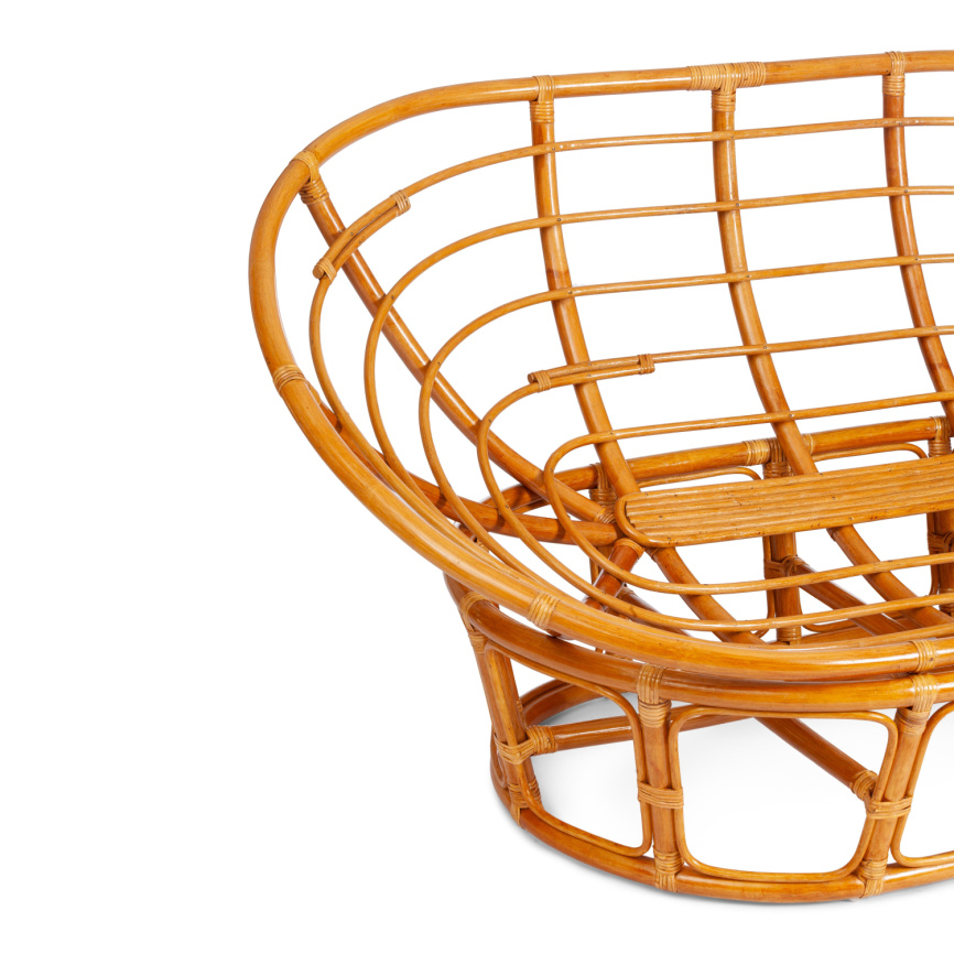 Диван Мамасан/Mamasan (23/02 W) /с подушкой и ремешками/ подушка 182х119см, 169х102х80см, пекан орех фото 9