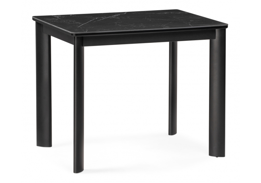 Керамический стол Кина 90(130)х65х76 shakespeare black / черный фото 1