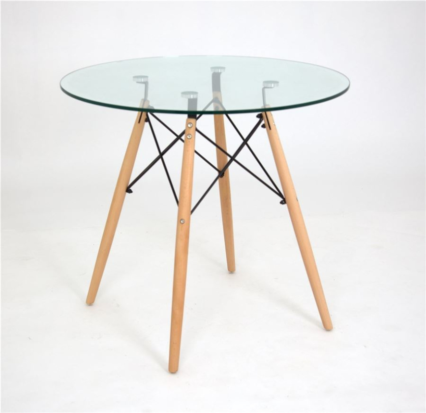 Стол 108-1-TD d-80G /Луи (СТЕКЛО) фото 1