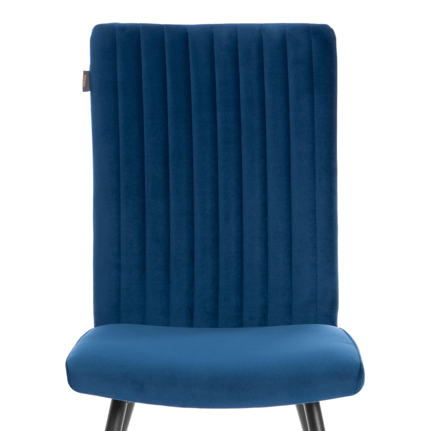 Стул обеденный Monte Carlo TREND, велюр, Blue (синий), 49х51х93 см фото 3