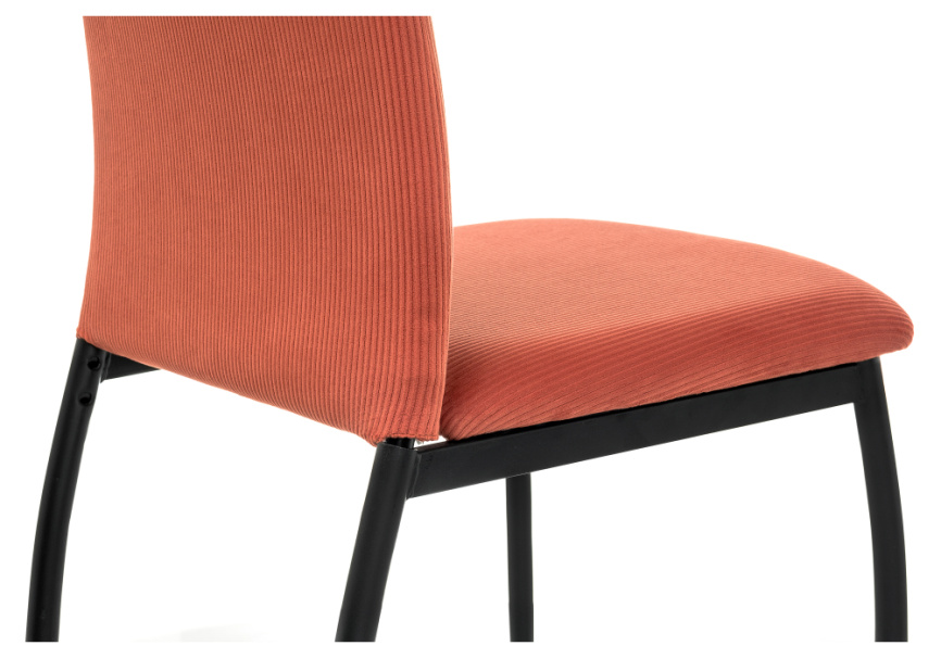 Стул на металлокаркасе Tod red / black фото 6