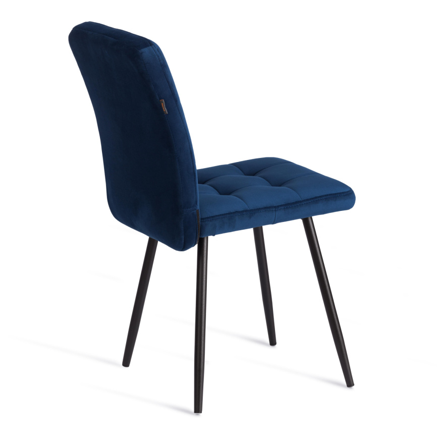 Стул обеденный Medeo LT, велюр, Blue (синий), 45х56х89 см фото 9