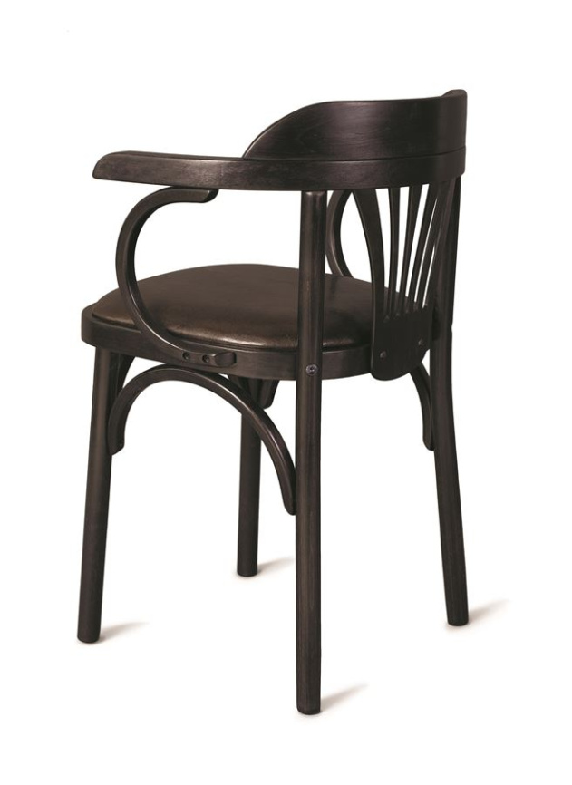 Стул Венский мягкий (венге, экокожа коричневая) фото 5