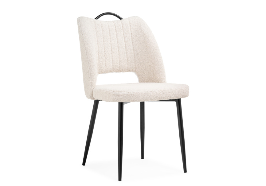 Стул на металлокаркасе Barton beige / black фото 2