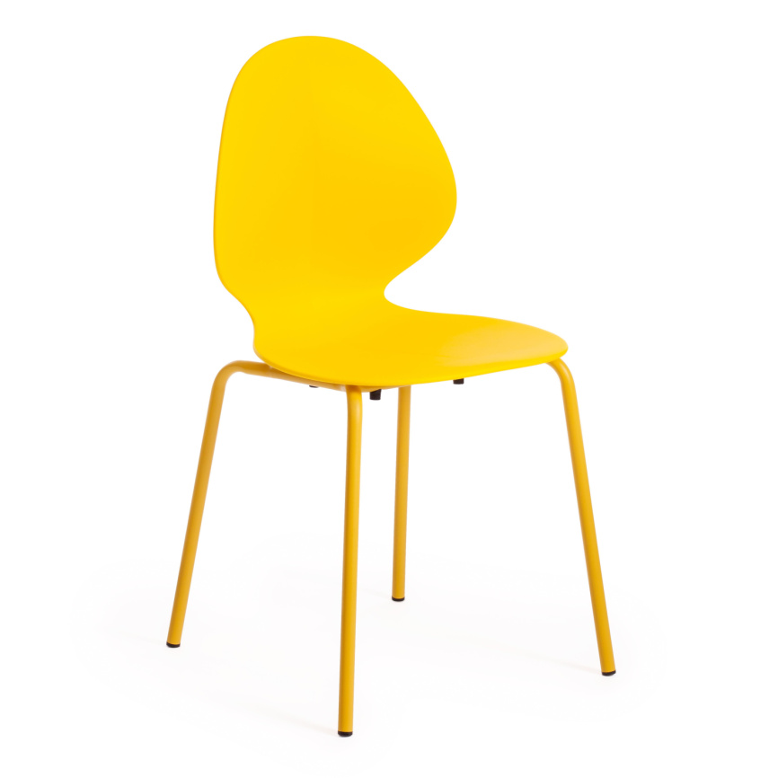 Стул EBAY (mod 03) / 1 шт. в упаковке металл/пластик, 52x46x83.5, желтый фото 1