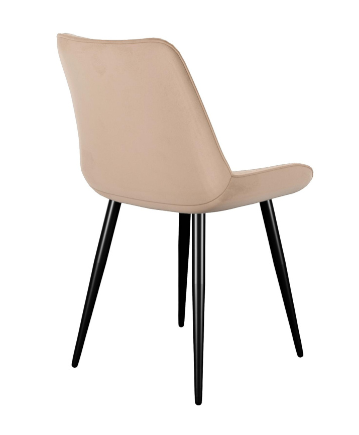 Стул DikLine 226 поворотный B03 BEIGE, ножки черные фото 2