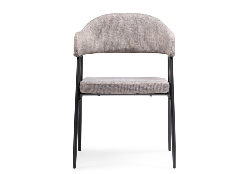 Стул на металлокаркасе Twin gray / black фото 2