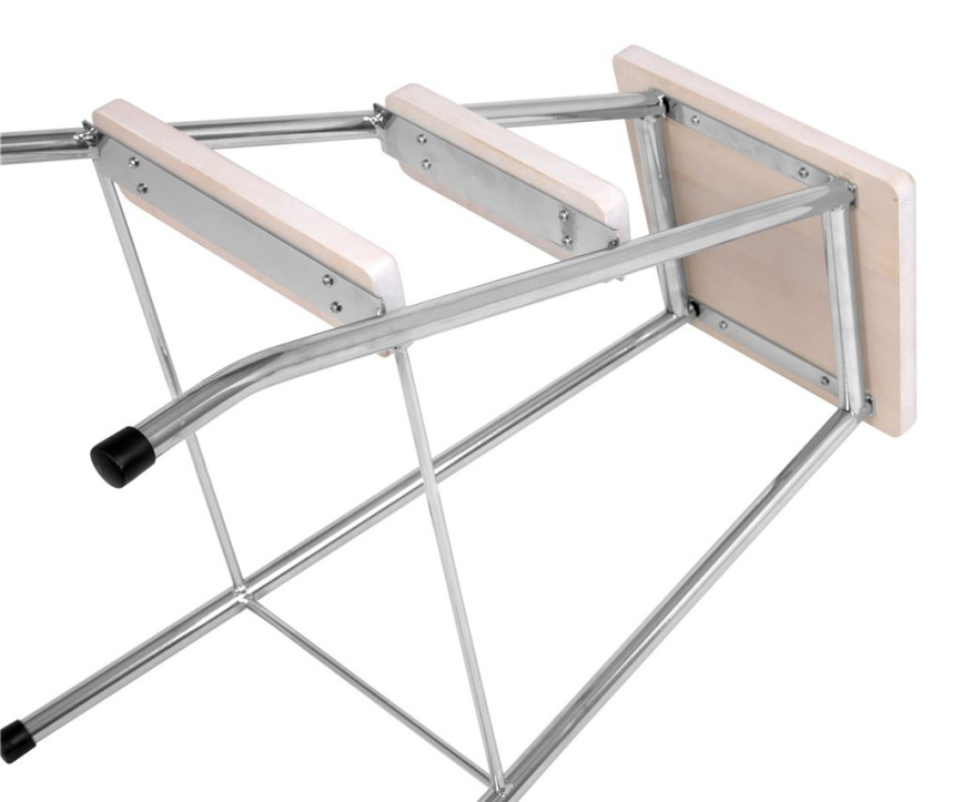 Стул-лестница (хром/беленая береза) фото 5