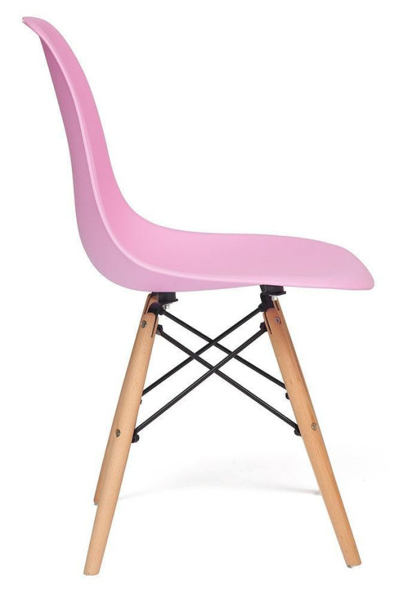 Стул CINDY (EAMES) (mod. 001) / 1 шт. в упаковке дерево бук/металл/сиденье пластик, 51x46x82.5см, св фото 3