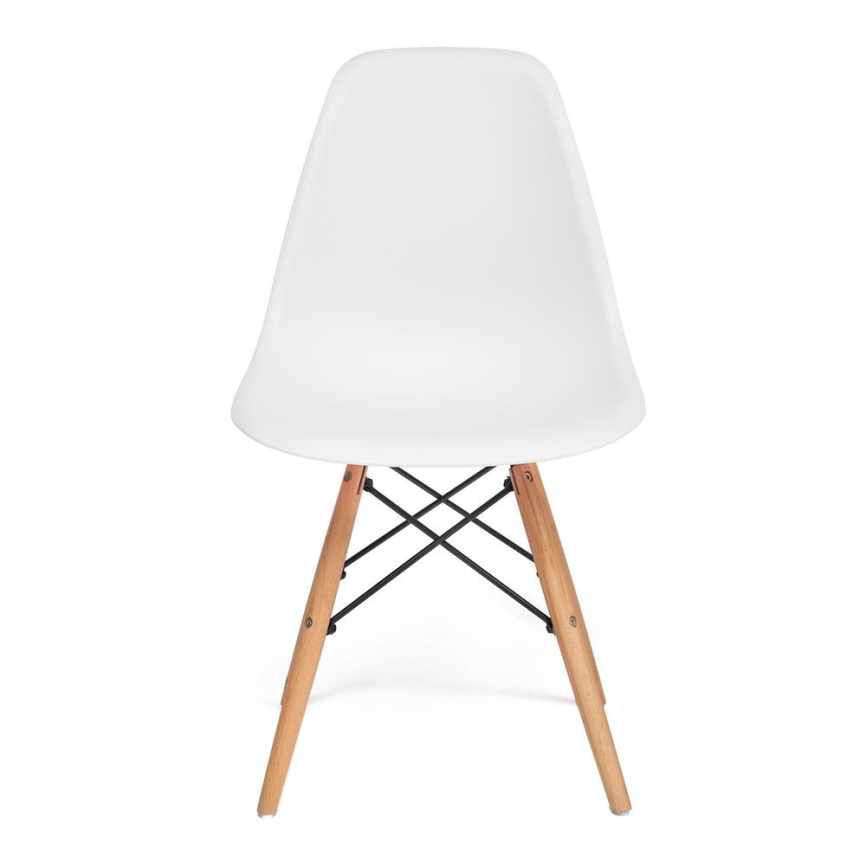 Стул Сindy Eames/Синди Имс] (мод. 001)/1 шт. в упаковке дерево бук/металл/сиденье пластик, 51х46х82. фото 2