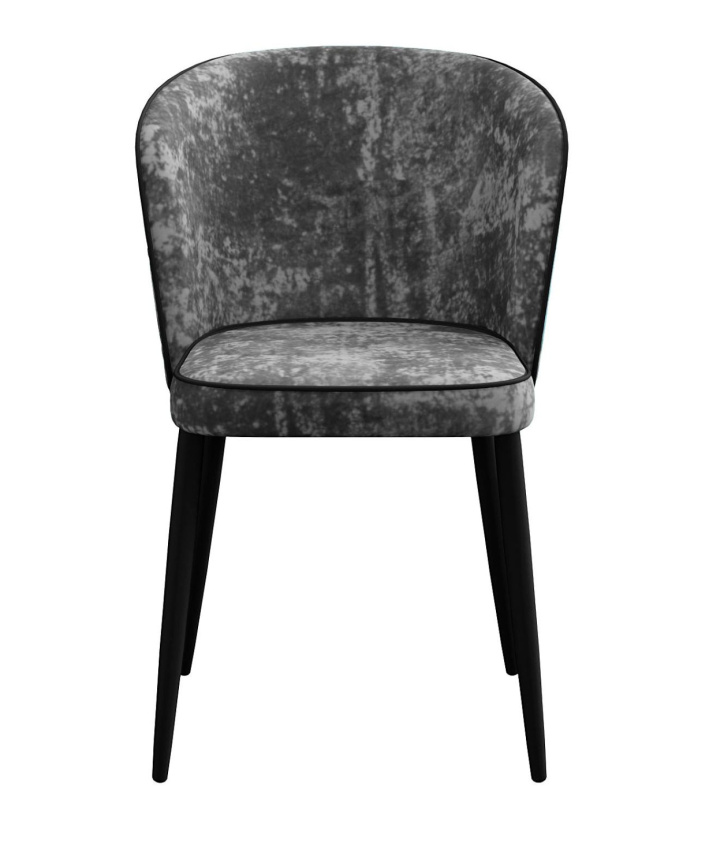 Стул DikLine 347 M14 серый, ножки черные фото 4