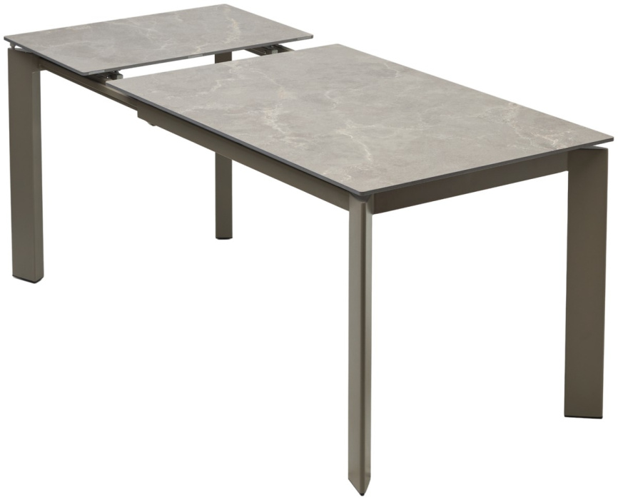 Стол CORNER 120 MATT LATTE STONE SOLID CERAMIC / TAUPE, ®DISAUR фото 7