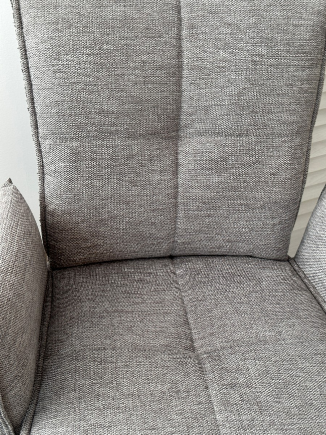 Стул ПОНС (PONCE) 360 град. поворот. цвет 07 Серый, ткань/ 841-16 Серый, букле/ Черный, ®DISAUR фото 5