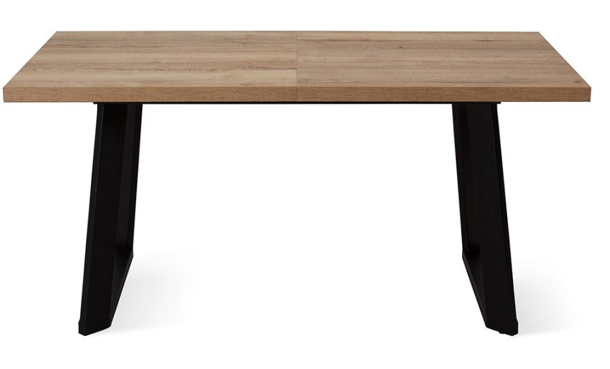 Стол DikLine ZL140 дуб галифакс / черный/опоры черные фото 6