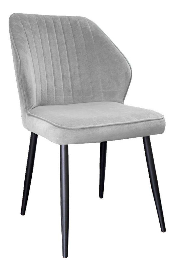 Стул DikLine 222M B22 GREY, ножки черные фото 1