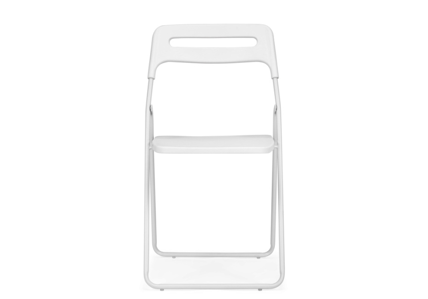 Пластиковый стул Fold складной white фото 2