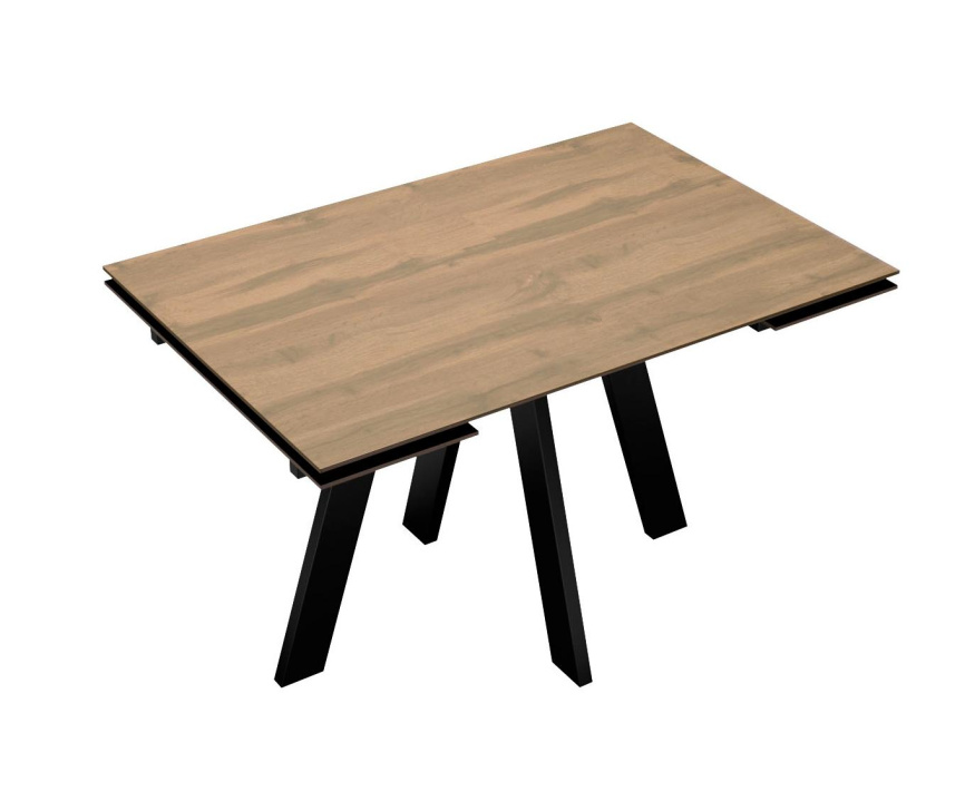 Стол DikLine DM140M Дуб галифакс/опоры черные фото 5