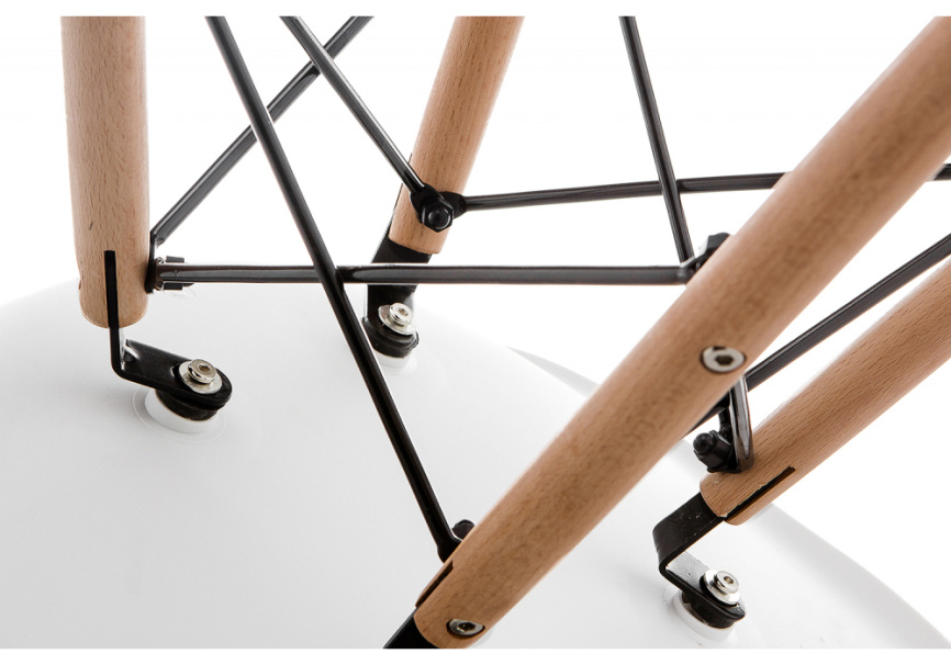 Стул деревянный Eames PC-015 white фото 7