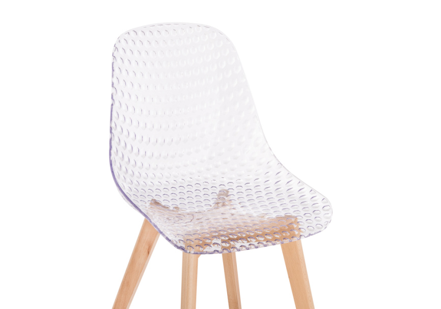 Пластиковый стул Vart clear / wood фото 5