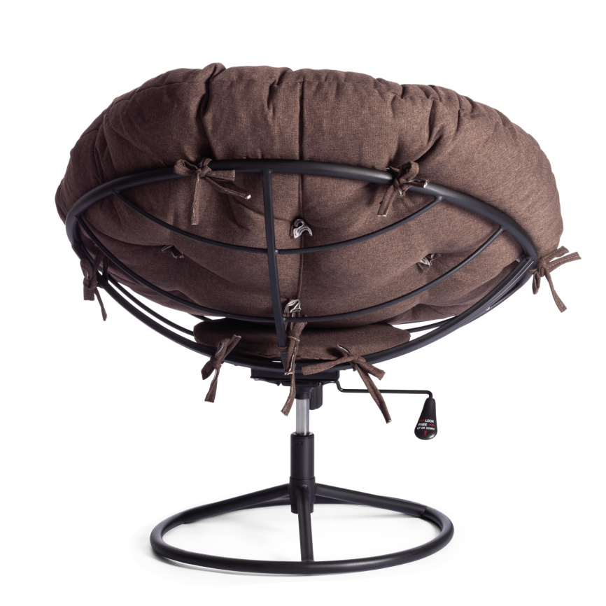 Кресло Клауд Хоум/Cloude Home рогожка/металл, 97х98х90-96см, коричневый, 3м7-147 фото 9